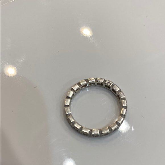 Kay Jewelers Silver Eternity Band - Picture 2 of 5